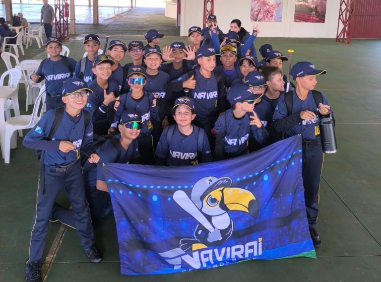 Naviraí sagrou-se campeã (10 e 11 anos), e vice (8 e 9 anos) no Torneio Estadual de Beisebol Base, em Dourados