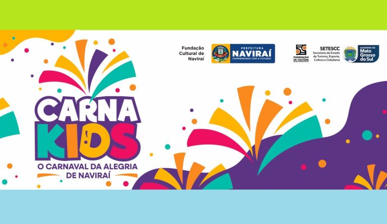 Carna Kids 2025: A alegria vai virar folia em Naviraí, amanhã, no salão da Seleta