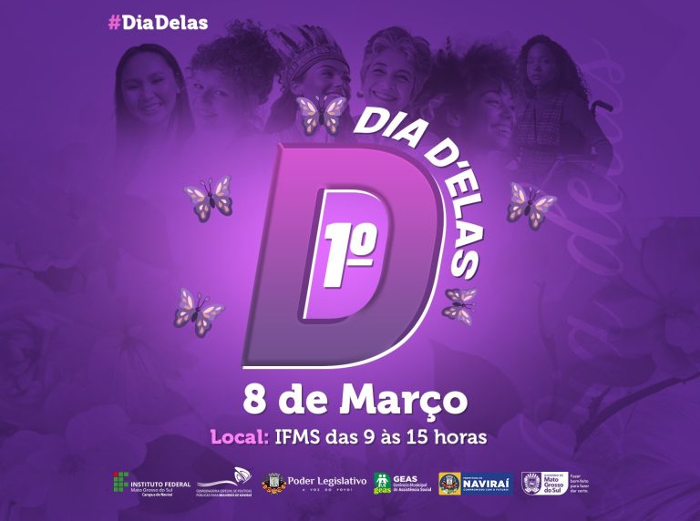 Naviraí realiza amanhã o “1º Dia D’Elas” em comemoração ao Dia Internacional da Mulher