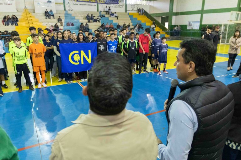 Gerência de Esportes abre o JEN – Jogos Escolares de Naviraí nas modalidades de futsal e voleibol