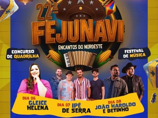 22ª Fejunavi começa hoje com apresentações culturais, festival, shows, e presenças de autoridades