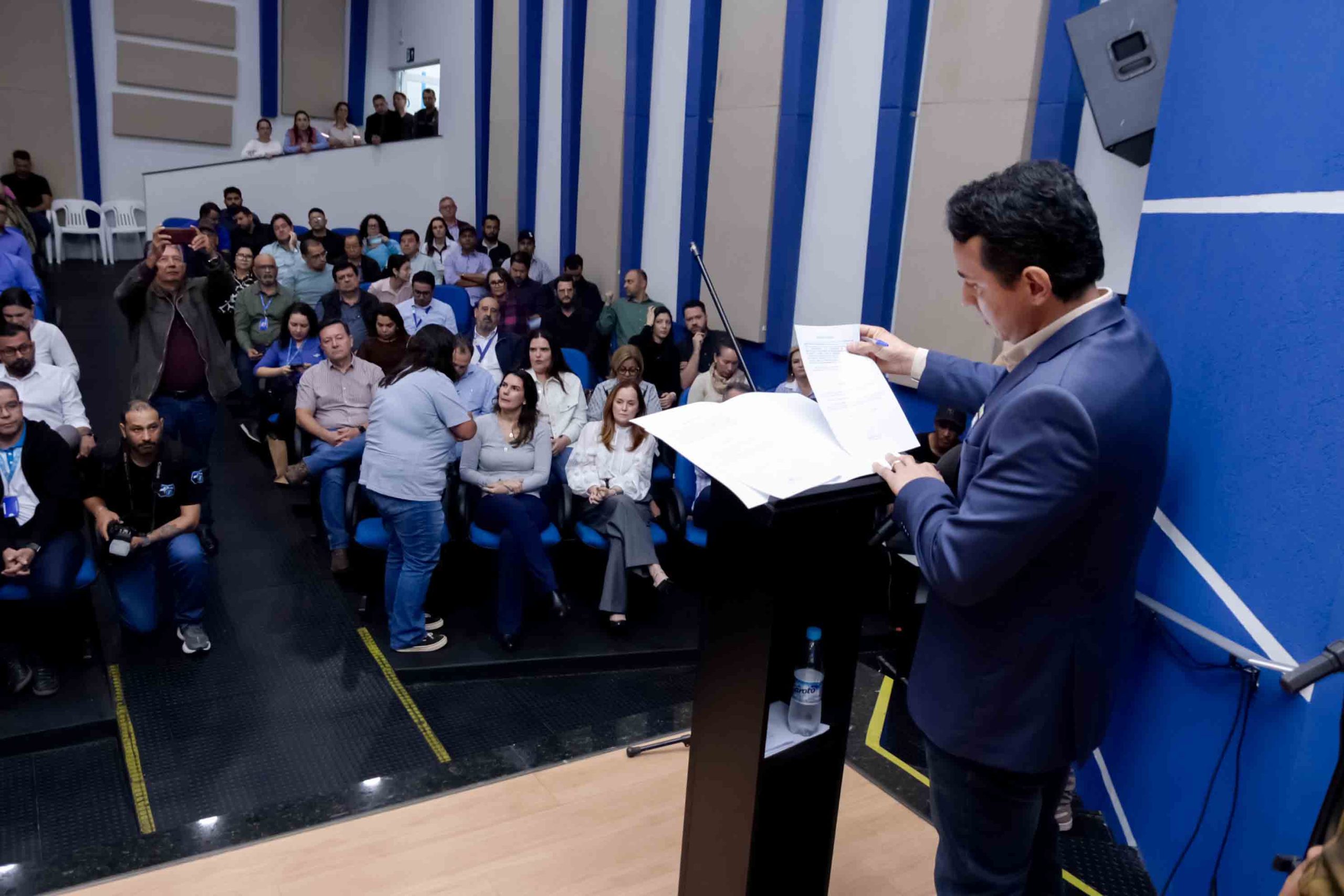 Prefeito Rodrigo Sacuno defende união e compromisso para o desenvolvimento de Naviraí