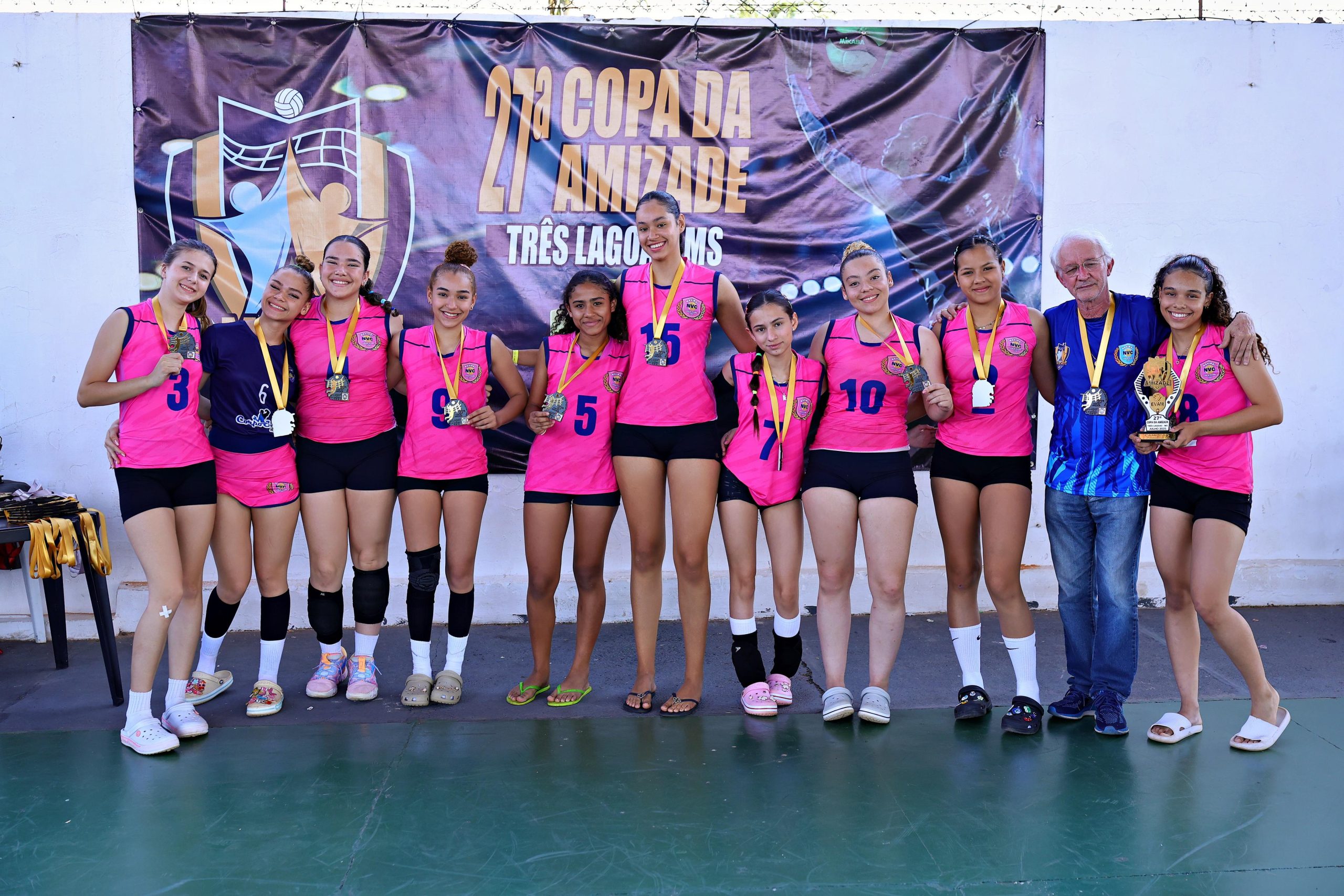 Naviraí brilha na 27ª Edição da Copa da Amizade de Voleibol