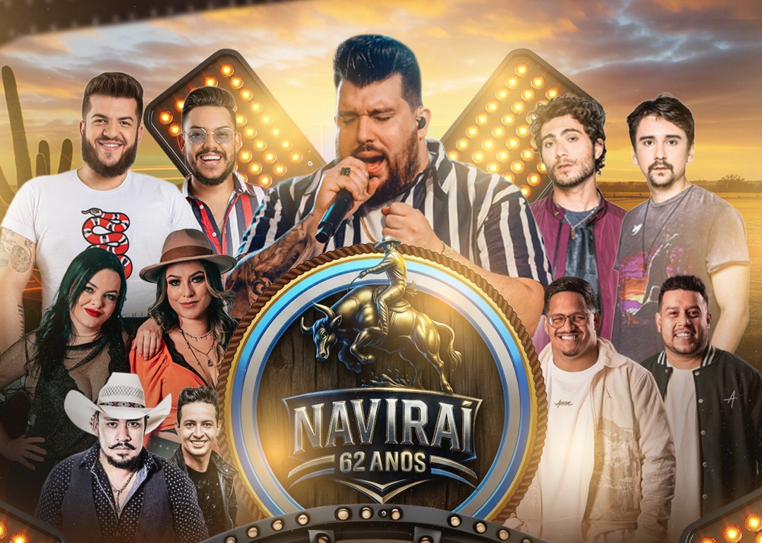 Organização espera 25 mil pessoas nos três dias de festa do aniversário de Naviraí