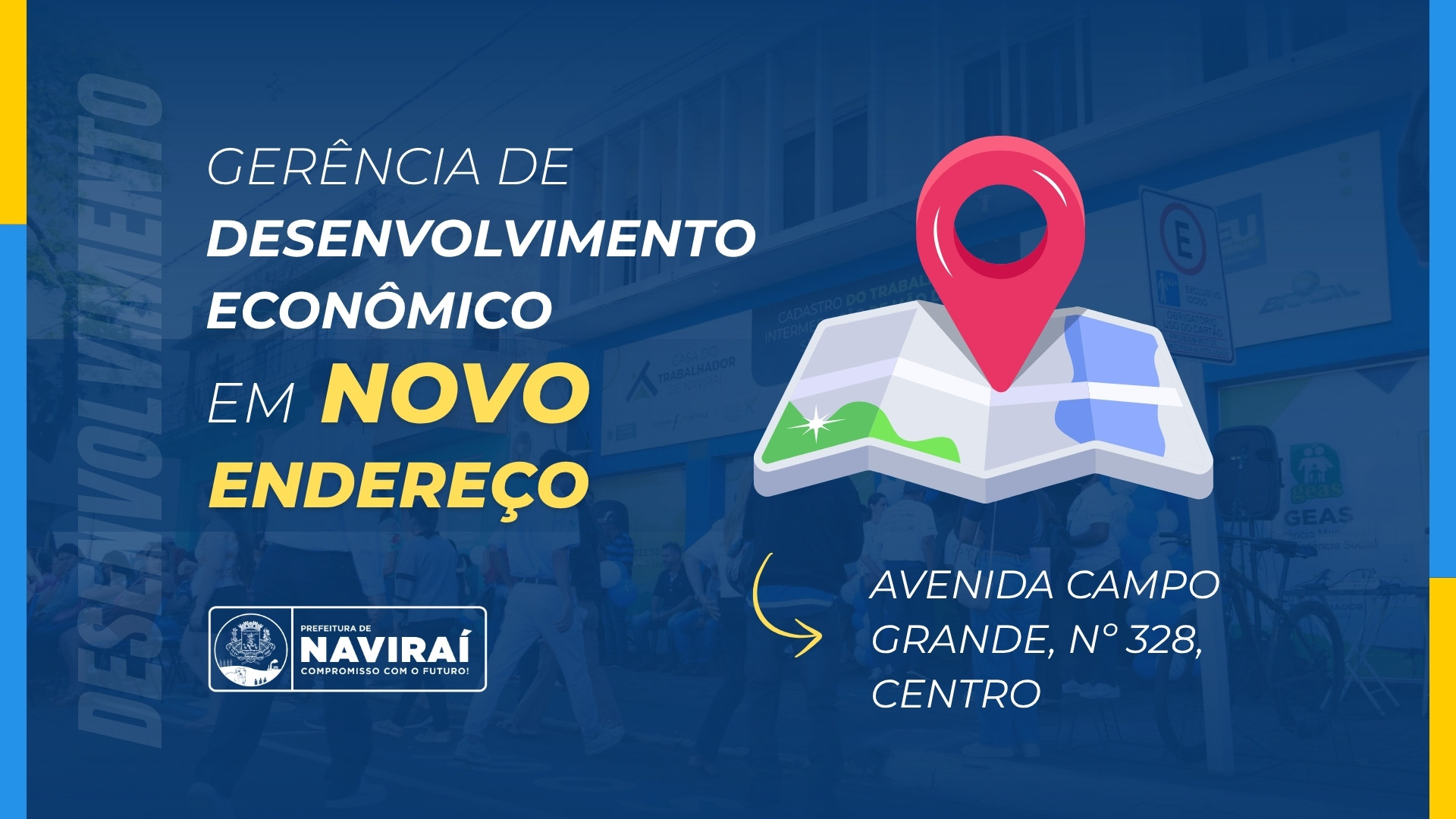 Prefeitura de Naviraí otimiza espaço e centraliza atendimentos da Gerência de Desenvolvimento Econômico