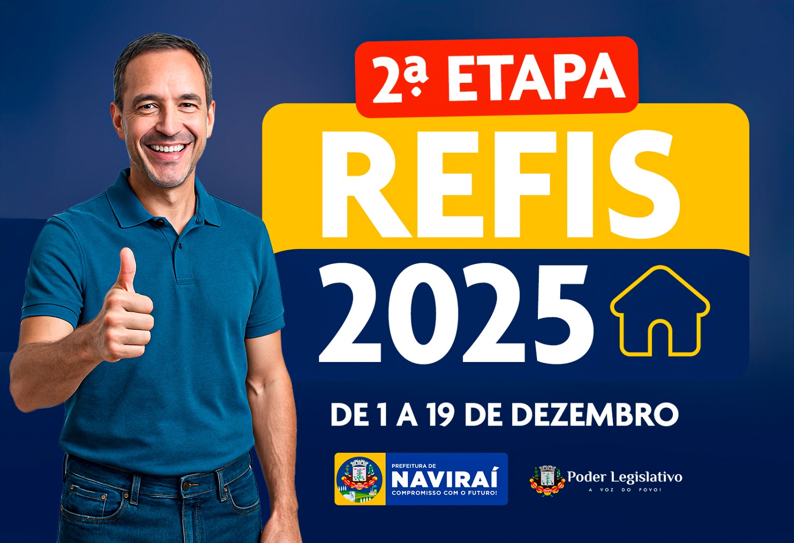 Prefeitura e Legislativo lançam novo REFIS com 100% de desconto em juros e multa