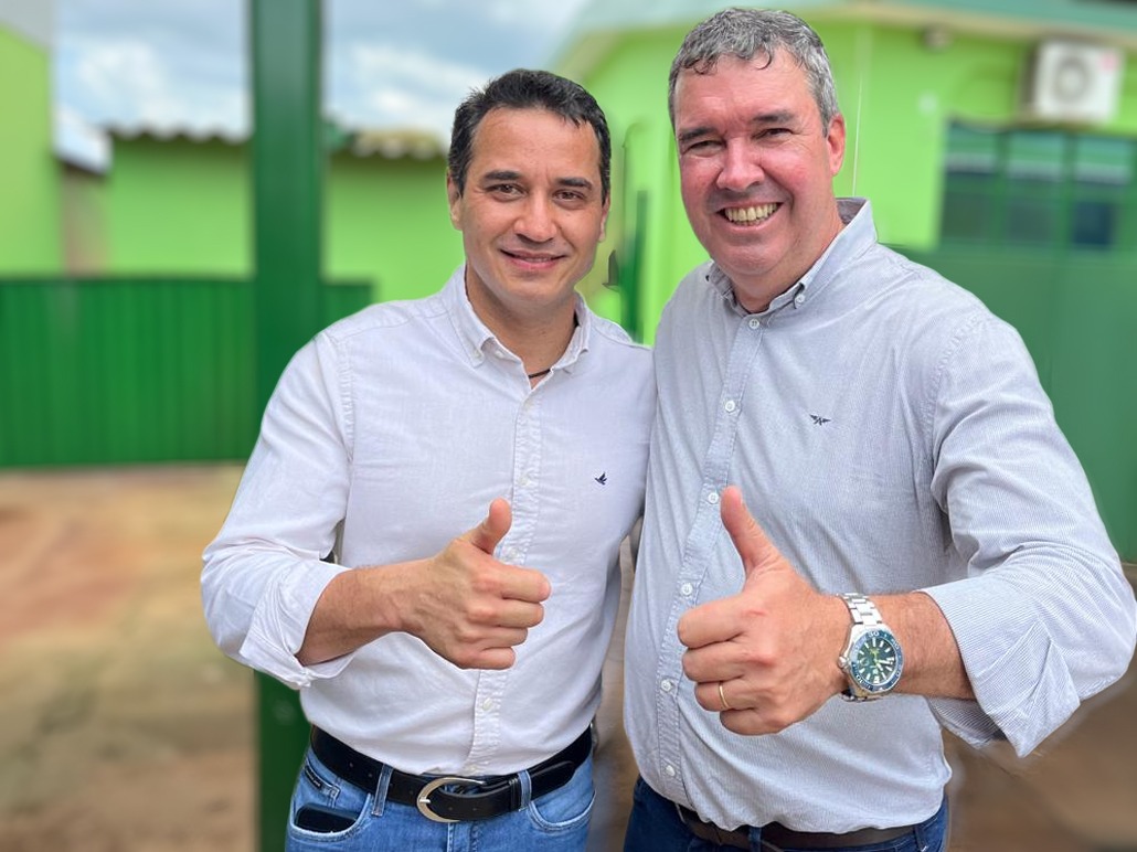 Com o Governador Riedel, Prefeitos e Deputados, Rodrigo Sacuno acompanha lançamento da Obra da MS 289 em Juti