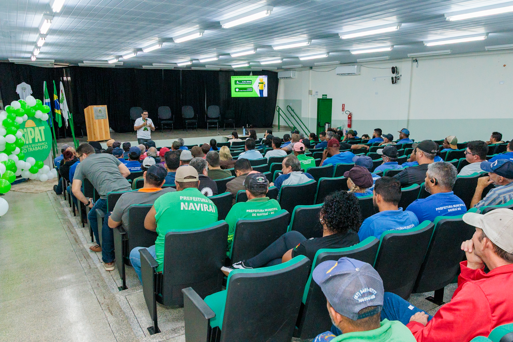 Naviraí encerra mês “Abril Verde” com mobilização dos servidores municipais na 1ª SIPAT