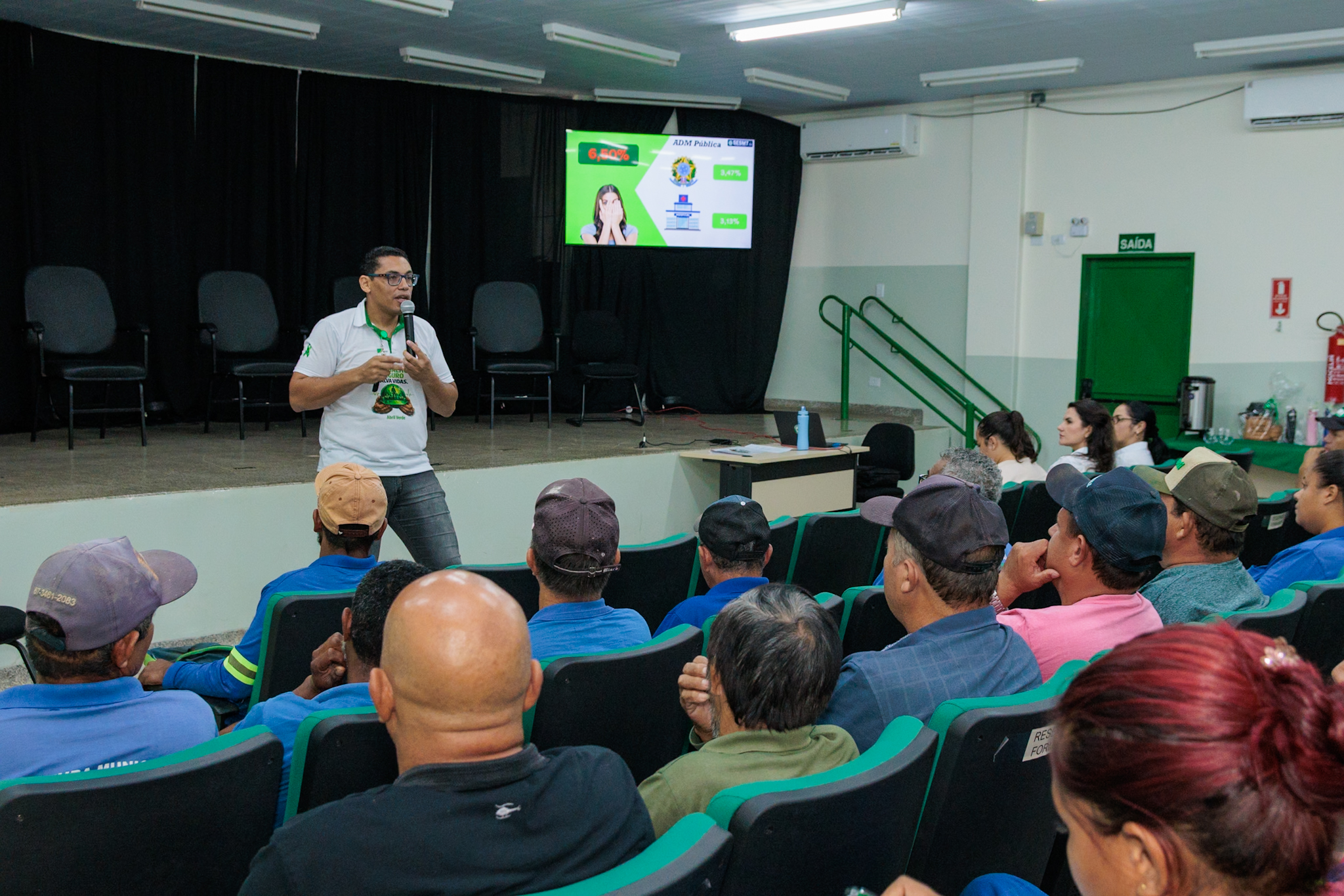 Naviraí encerra mês “Abril Verde” com mobilização dos servidores municipais na 1ª SIPAT