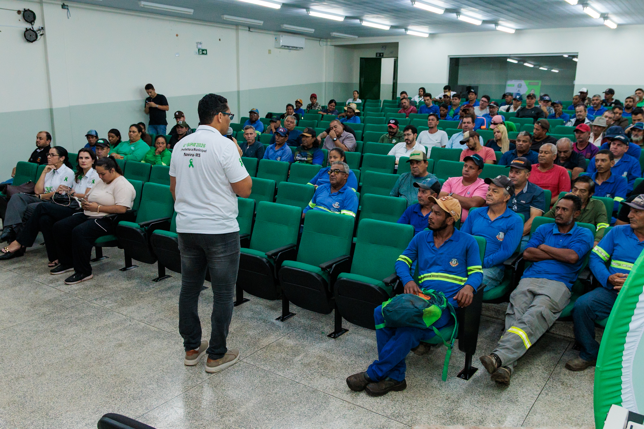 Naviraí encerra mês “Abril Verde” com mobilização dos servidores municipais na 1ª SIPAT