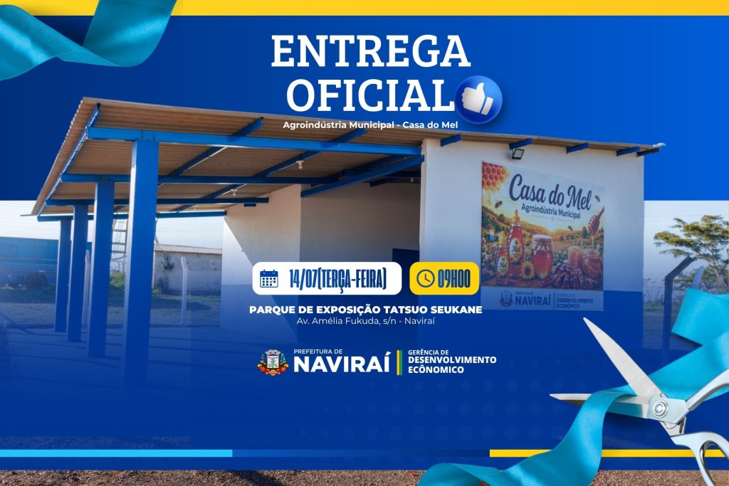 NAVIRAÍ: Casa do Mel projeta beneficiar 12 toneladas por ano