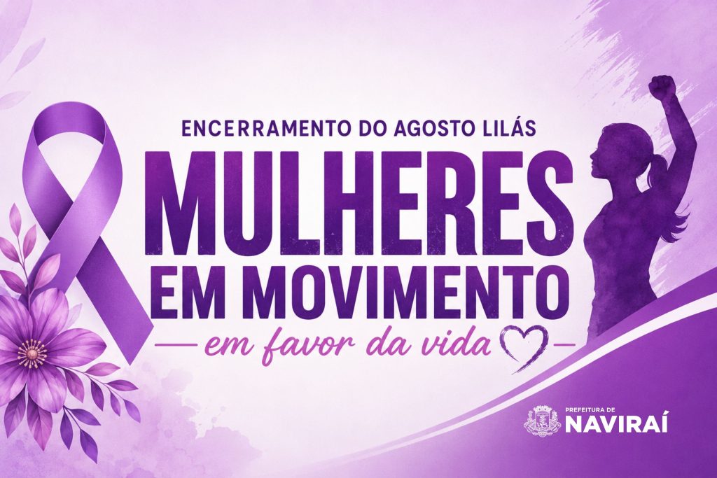 Prefeitura convida mulheres para a ação “Agosto Lilás: Mulheres em Movimento” no Balneário neste sábado