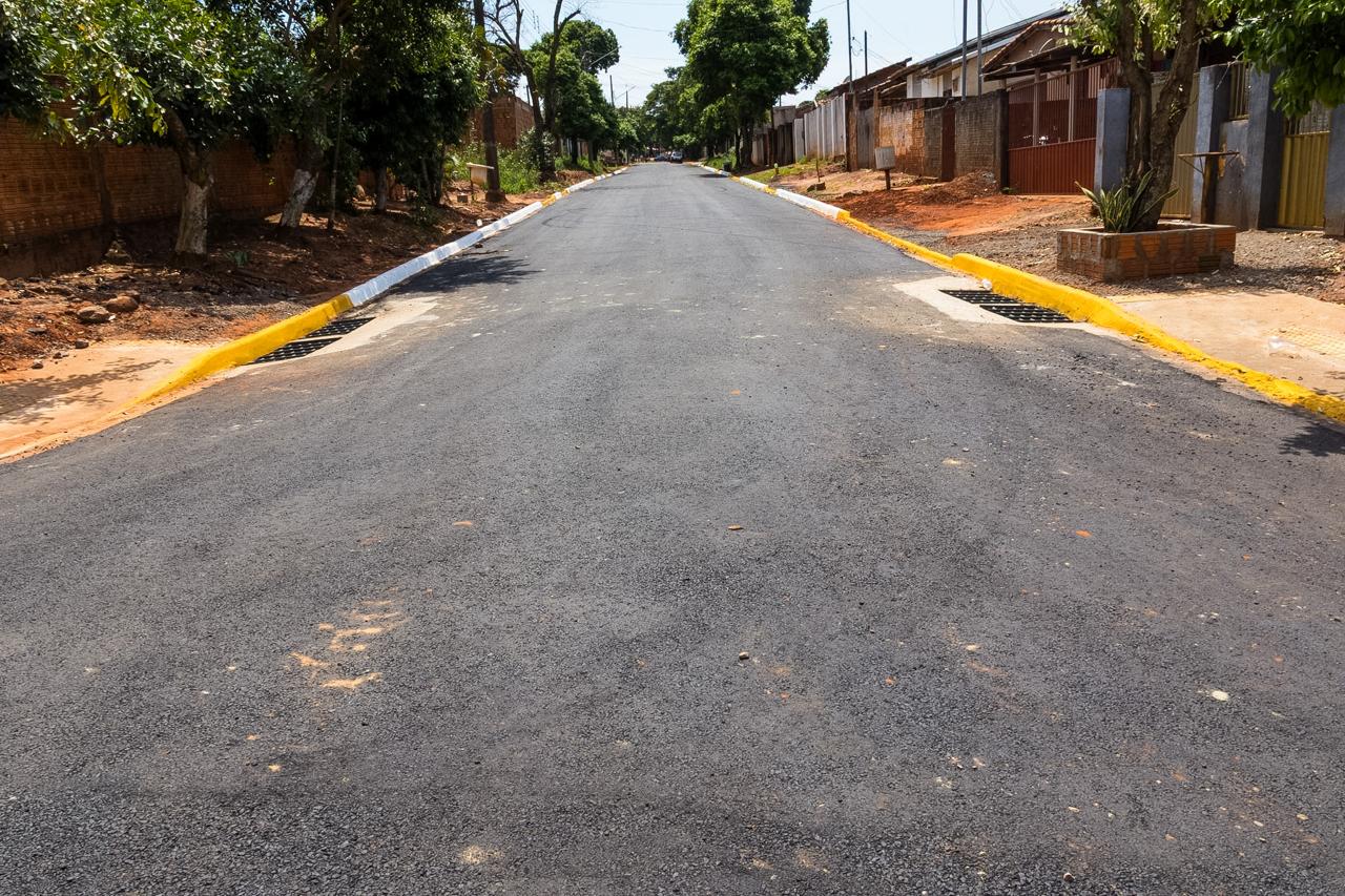 Obras de drenagem e pavimentação são concluídas no Jardim Paraíso