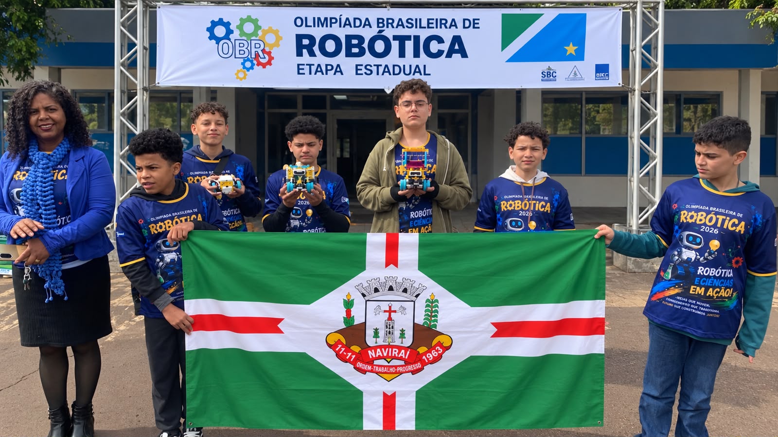 Alunos de Naviraí conquistam prêmio de robótica pelo segundo ano consecutivo