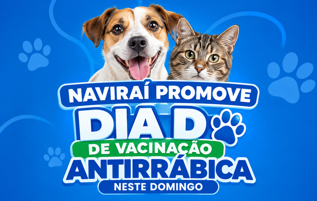 Naviraí promove Dia D de vacinação antirrábica neste domingo